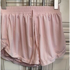 Exarus Girls' Ruffled Hem Elastic Waist Pull-On Athletic Shorts Pink Size 12Y